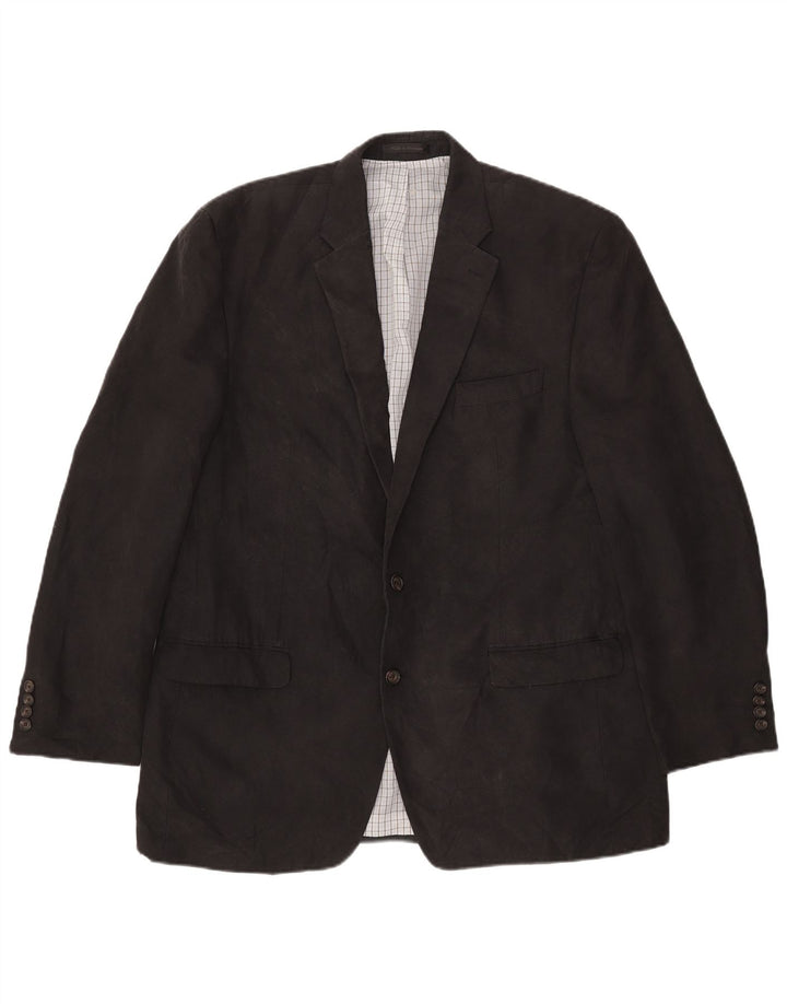 Ralph Lauren Mens 2 Button Blazer Jacket UK 42 XL Black