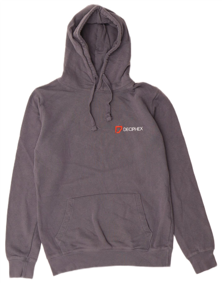 Russell Athletic Mens Hoodie Jumper Medium Grey Cotton