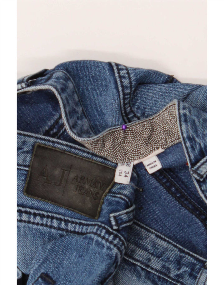 Armani Womens Slim Jeans W34 L29 Blue