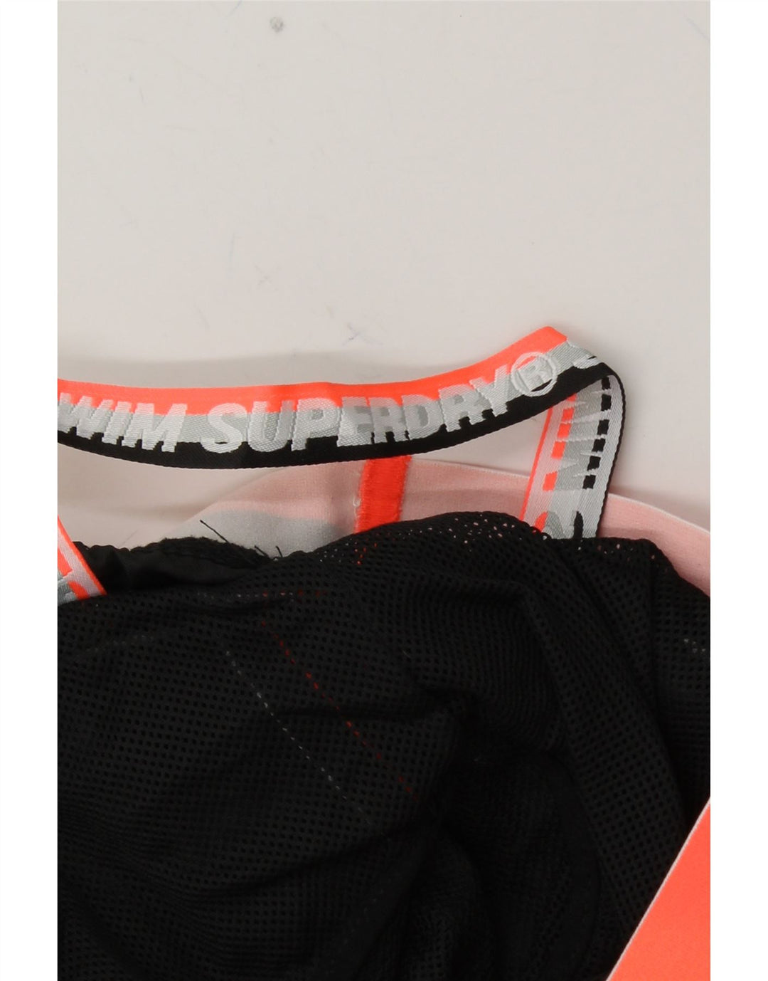 SUPERDRY Mens Graphic Swimming Shorts XL  Black Polyester