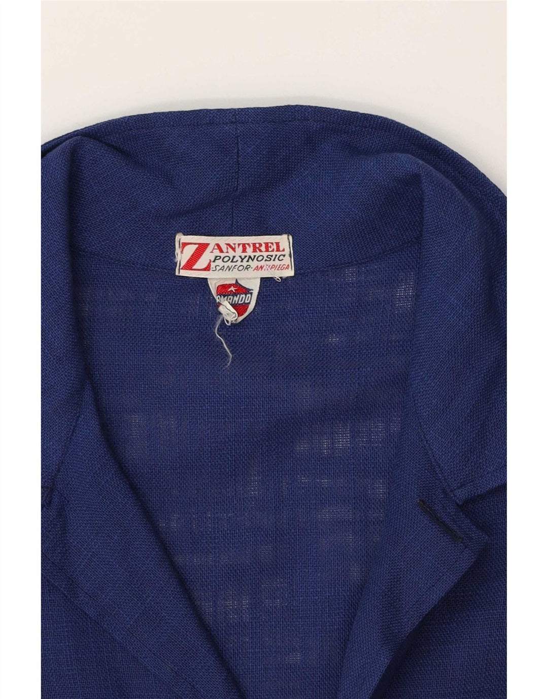 Vintage Womens Shirt Blouse UK 16 Large Blue