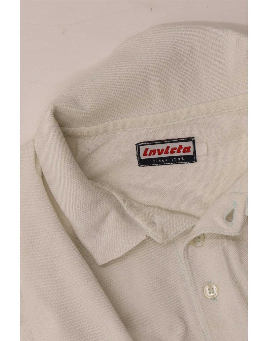 Invicta Mens Polo Shirt Large White