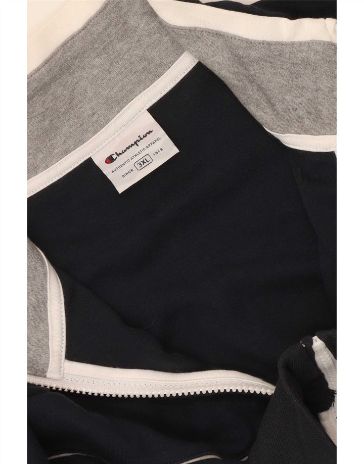 Champion Mens Tracksuit Top Jacket 3XL Navy Blue