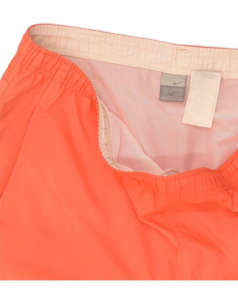 NIKE Mens Sport Shorts XL Orange Polyester | Vintage Nike | Thrift | Second-Hand Nike | Used Clothing | Messina Hembry 