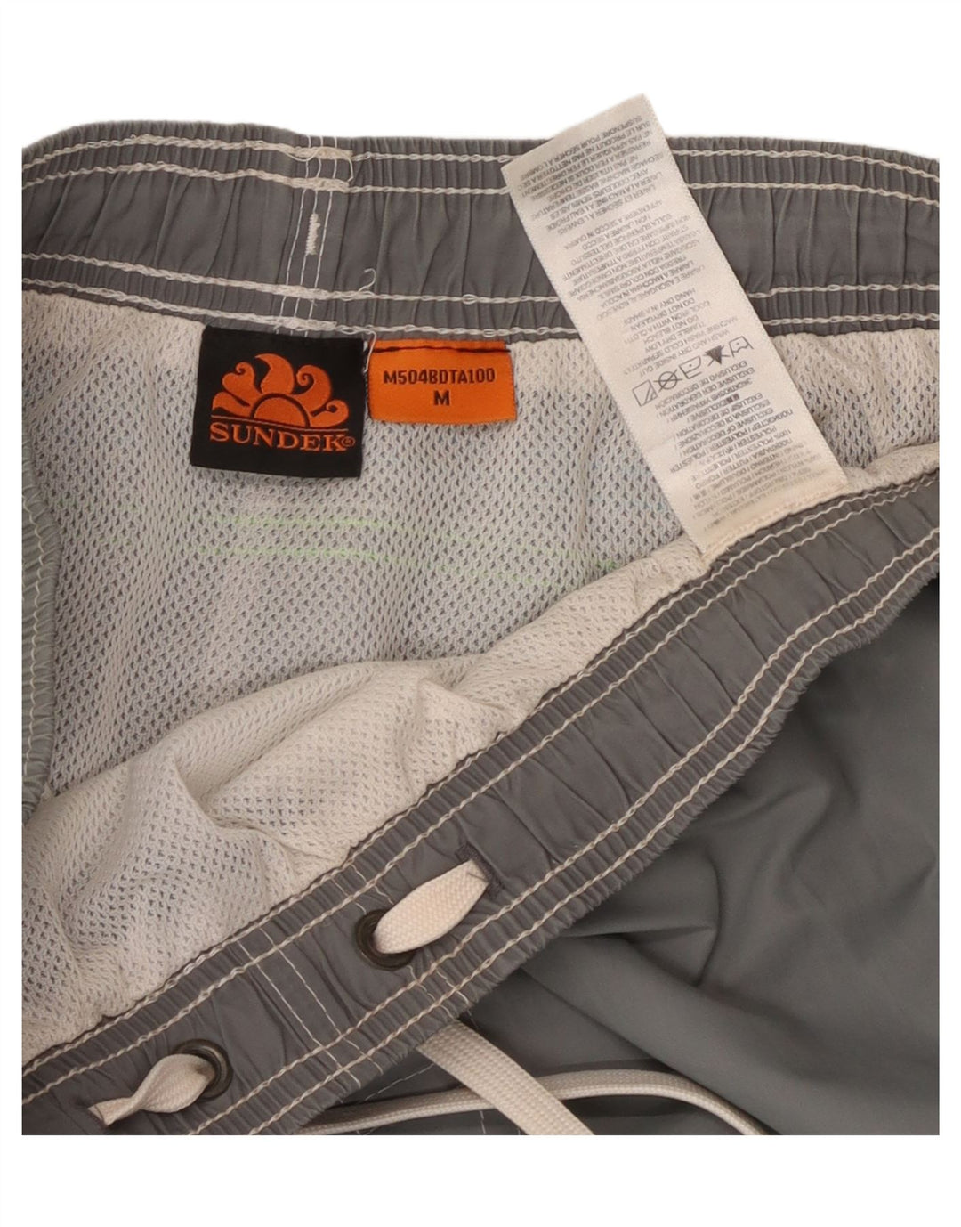 Sundek Mens Swimming Shorts Medium  Grey Polyester