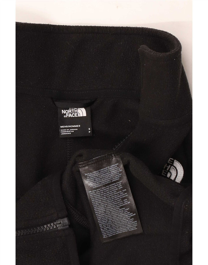 The North Face Mens Liner Fleece Jacket UK 36 Small Black Polyester