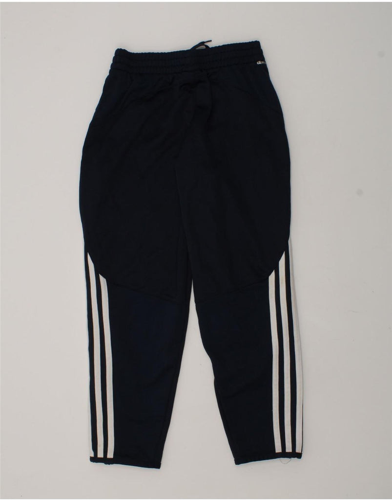 ADIDAS Boys Tracksuit Trousers 7-8 Years Small Black Polyester | Vintage Adidas | Thrift | Second-Hand Adidas | Used Clothing | Messina Hembry 