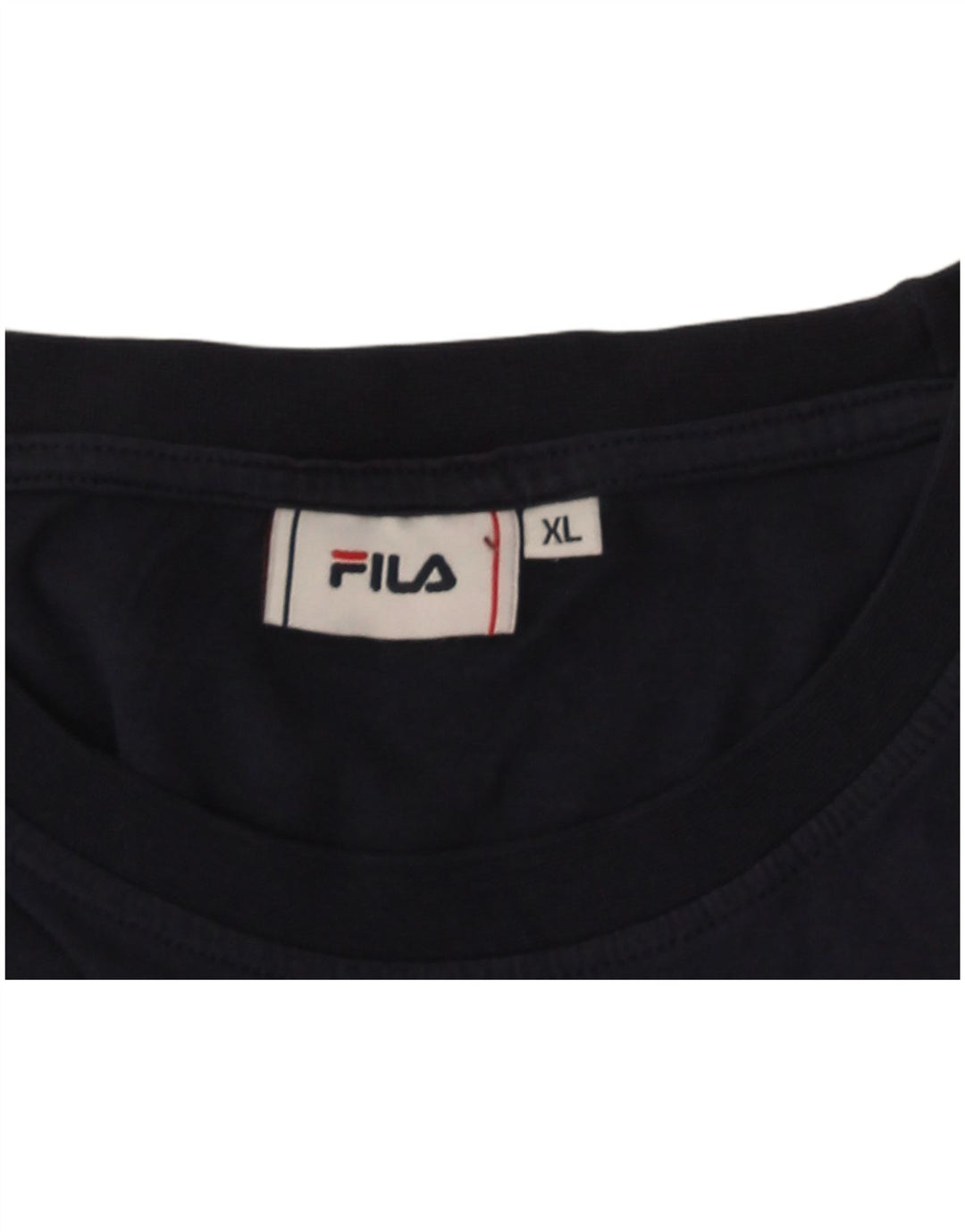 Fila Mens T-Shirt Top XL Navy Blue
