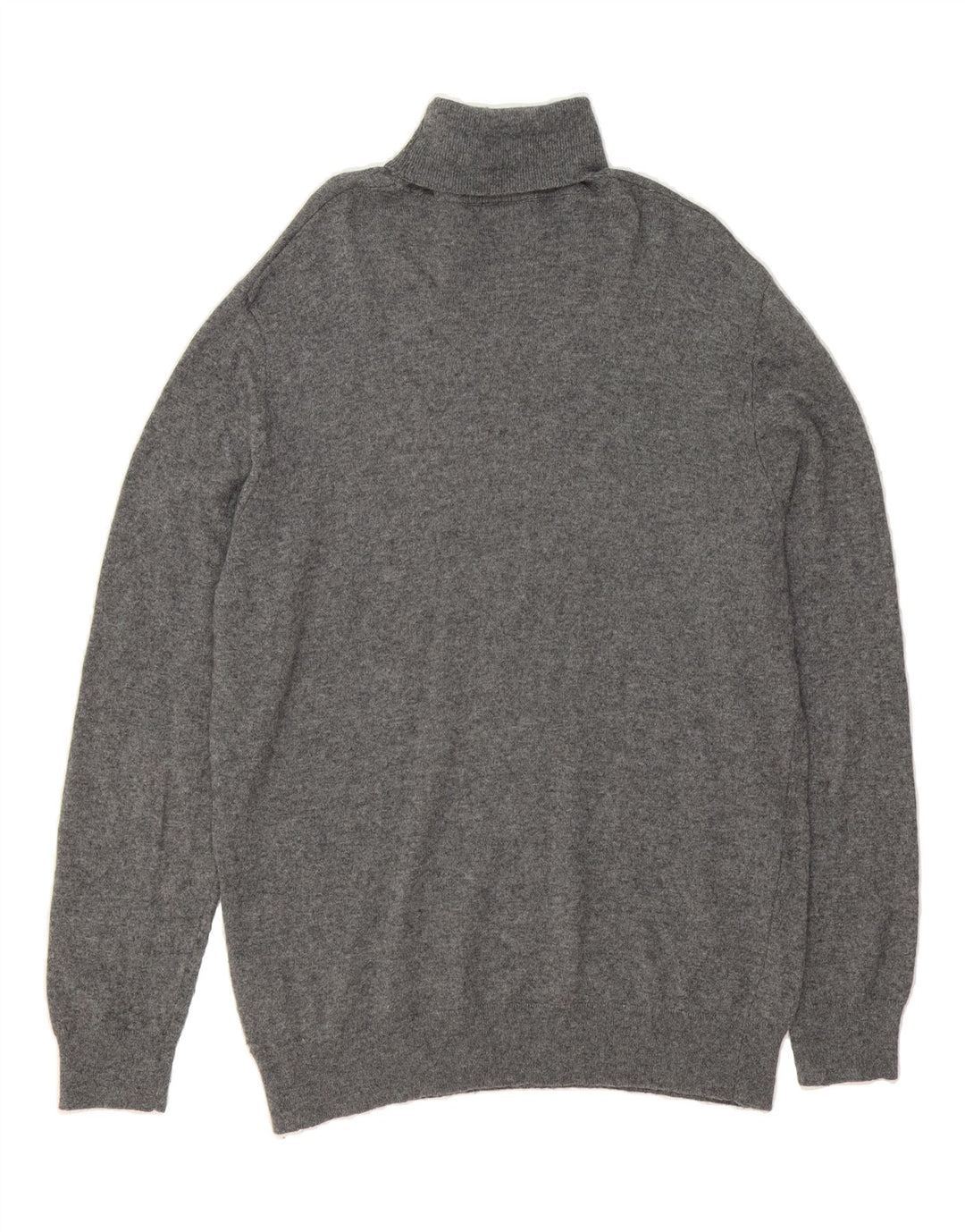 ZARA Womens Roll Neck Jumper Sweater UK 18 XL Grey Viscose Vintage Zara and Second-Hand Zara from Messina Hembry 