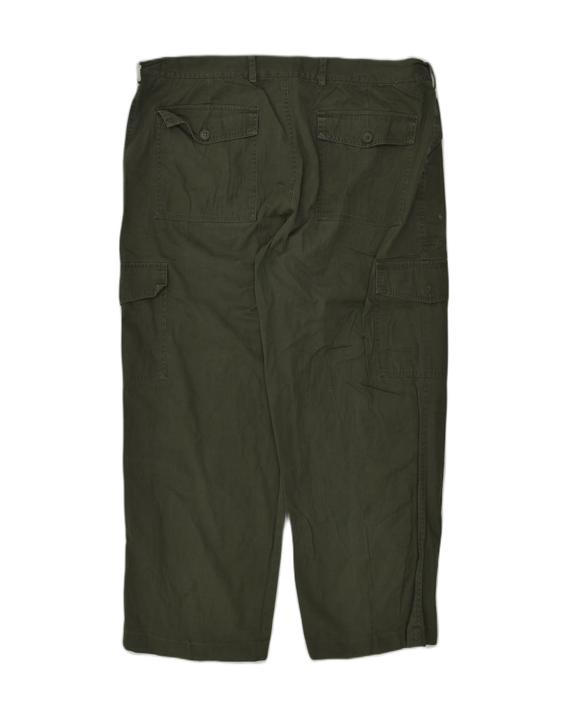 VINTAGE Mens Tapered Cargo Trousers IT 56 3XL W40 L28 Green Cotton | Vintage Vintage | Thrift | Second-Hand Vintage | Used Clothing | Messina Hembry 