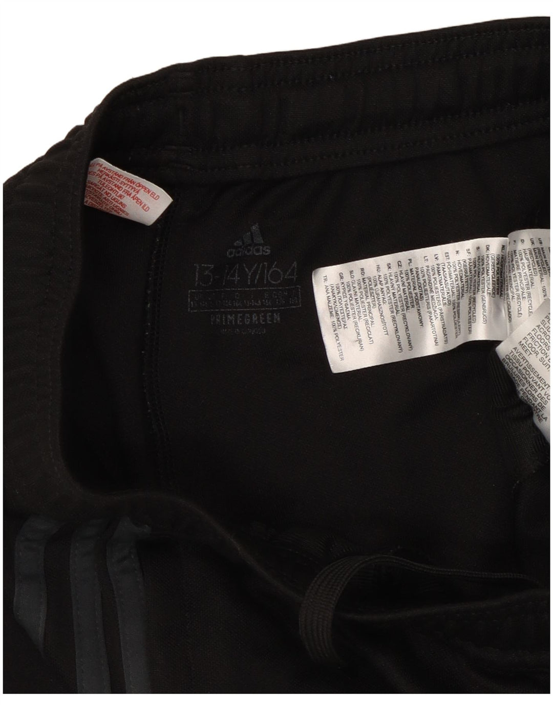 Adidas Boys Tracksuit Trousers 13-14 Years  Black Polyester