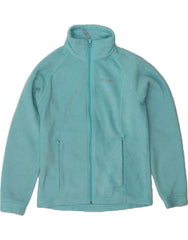 COLUMBIA Girls Fleece Jacket 14-15 Years Blue Polyester