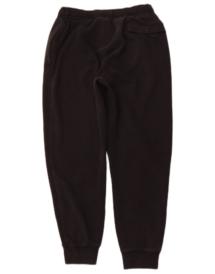 NIKE Mens Tracksuit Trousers Joggers Small Black Cotton