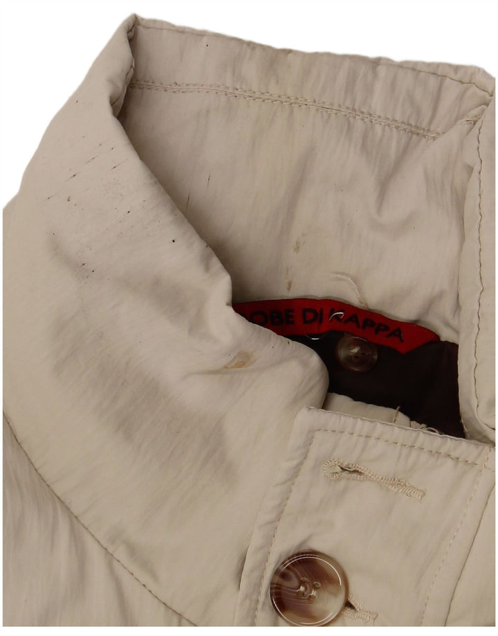 Kappa Mens Padded Jacket UK 42 XL Beige Polyester