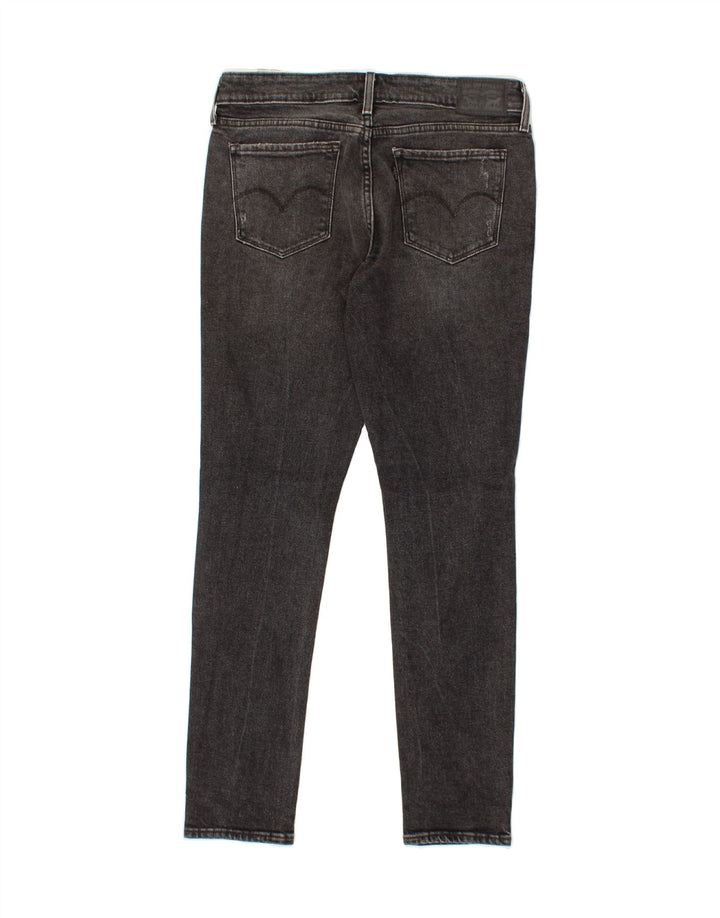 LEVI'S Womens 711 Distressed Skinny Jeans W29 L30 Grey Cotton Vintage Levi's and Second-Hand Levi's from Messina Hembry 