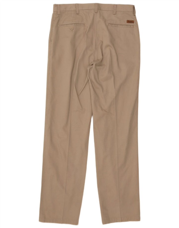 WRANGLER Mens Pegged Chino Trousers W34 L34 Beige Cotton