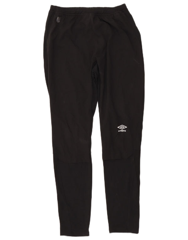 Umbro Mens Tracksuit Trousers Large Black Polyester