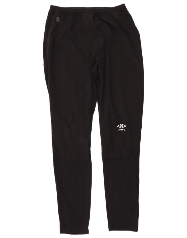 Umbro Mens Tracksuit Trousers Large Black Polyester