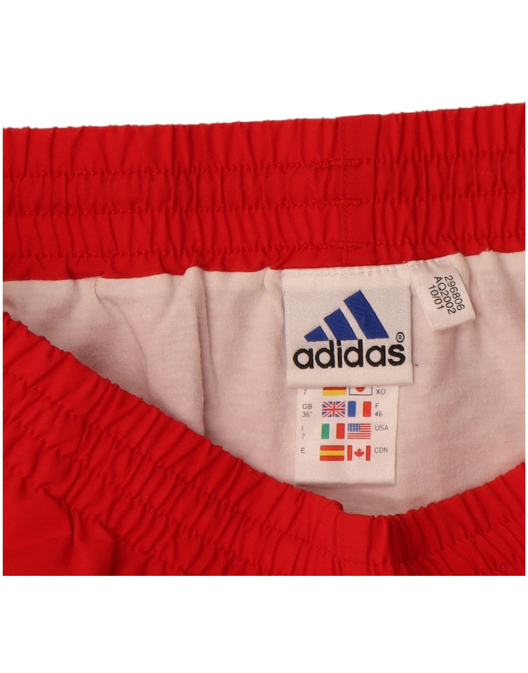 Adidas Mens Sport Shorts Large  Red Polyester