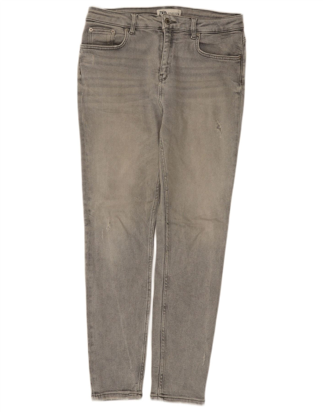 Zara Womens Skinny Jeans EU 42 Large W32 L28 Grey