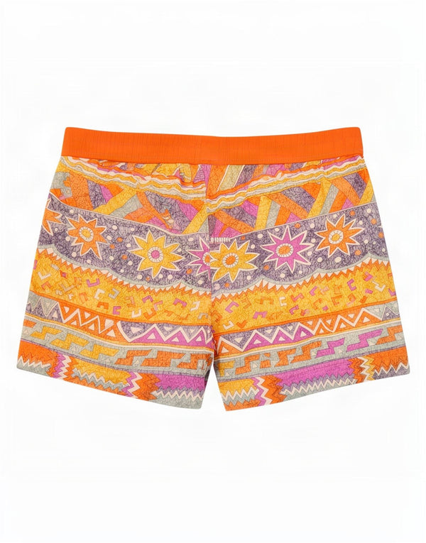 AUSTRALIAN L'ALPINA Womens Swimming Shorts IT 48 XL Multicoloured Geometric