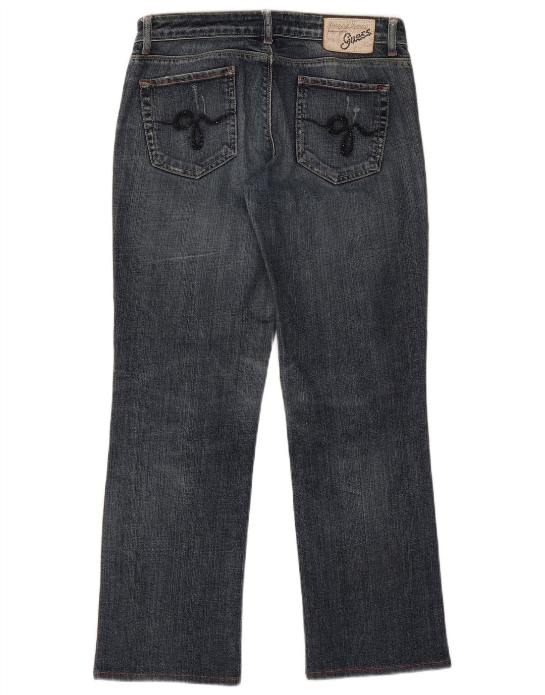 GUESS Womens Straight Jeans W29 L27 Blue