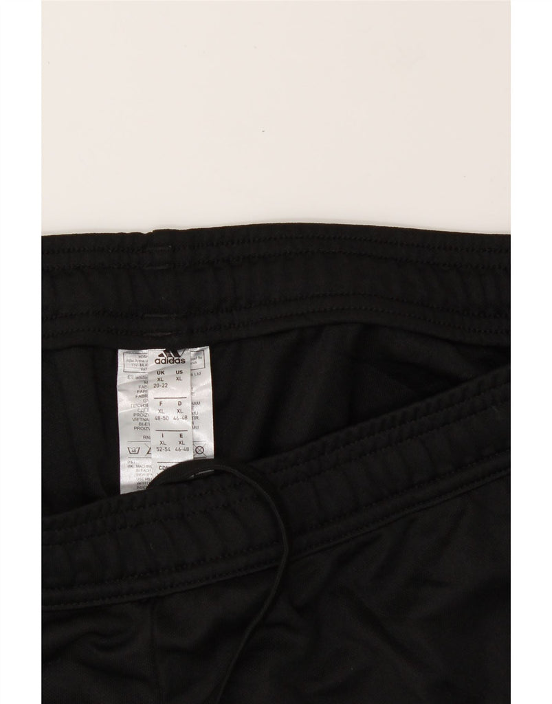 ADIDAS Womens Climacool Tracksuit Trousers UK 20/22 XL  Black Polyester Vintage Adidas and Second-Hand Adidas from Messina Hembry 