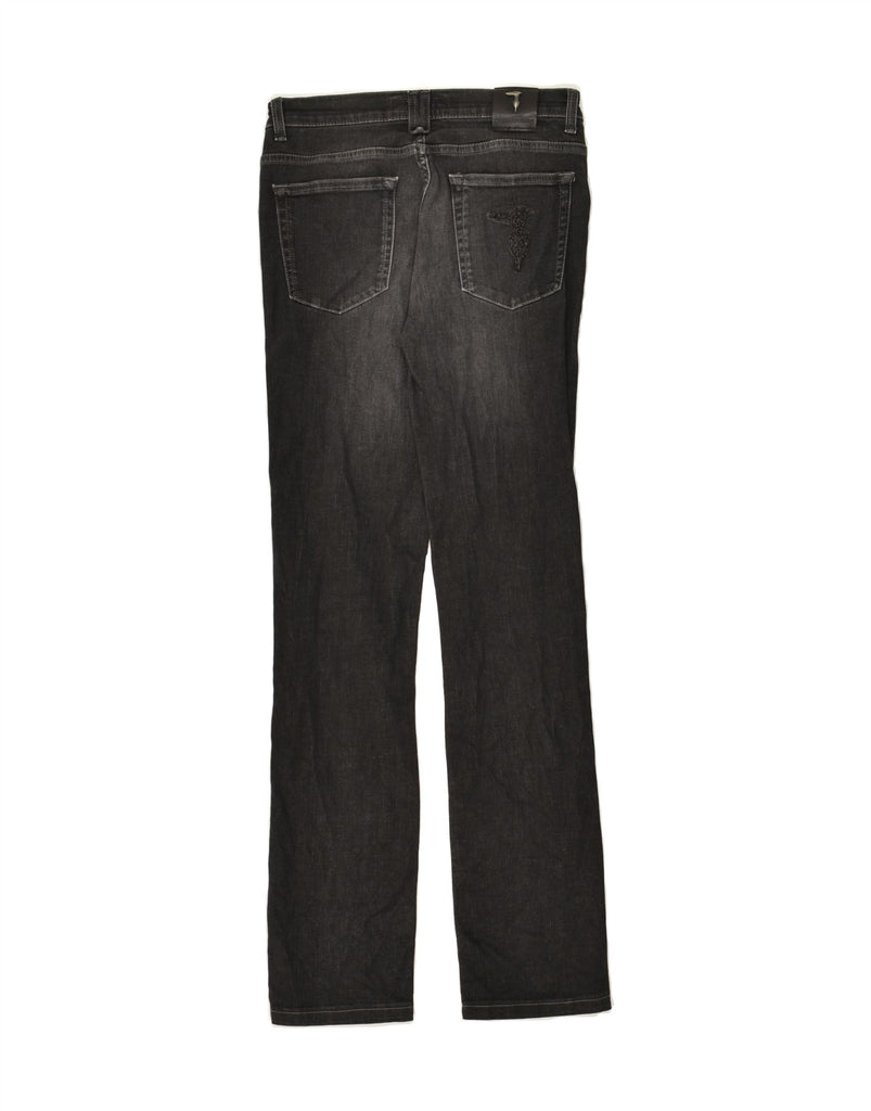TRUSSARDI Womens Slim Jeans W26 L40 Black Cotton | Vintage Trussardi | Thrift | Second-Hand Trussardi | Used Clothing | Messina Hembry 