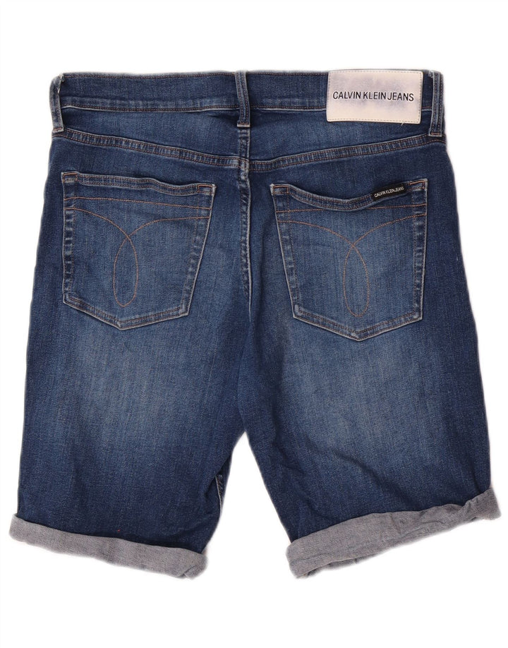 Calvin Klein Mens Denim Shorts W31 Medium  Blue Cotton