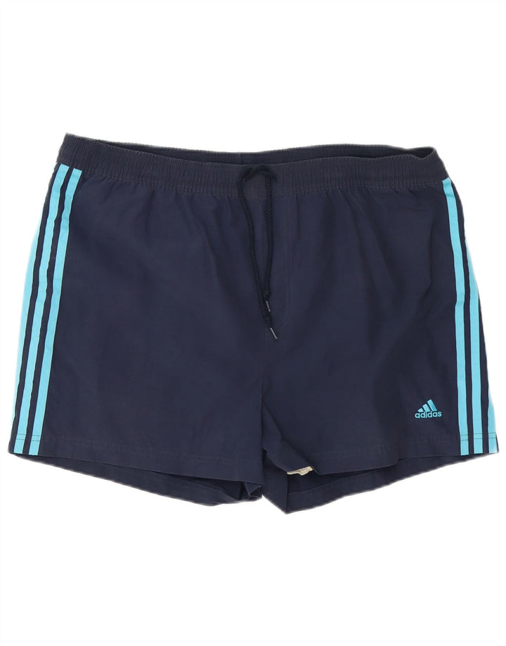 ADIDAS Mens Swimming Shorts XL Navy Blue Polyester