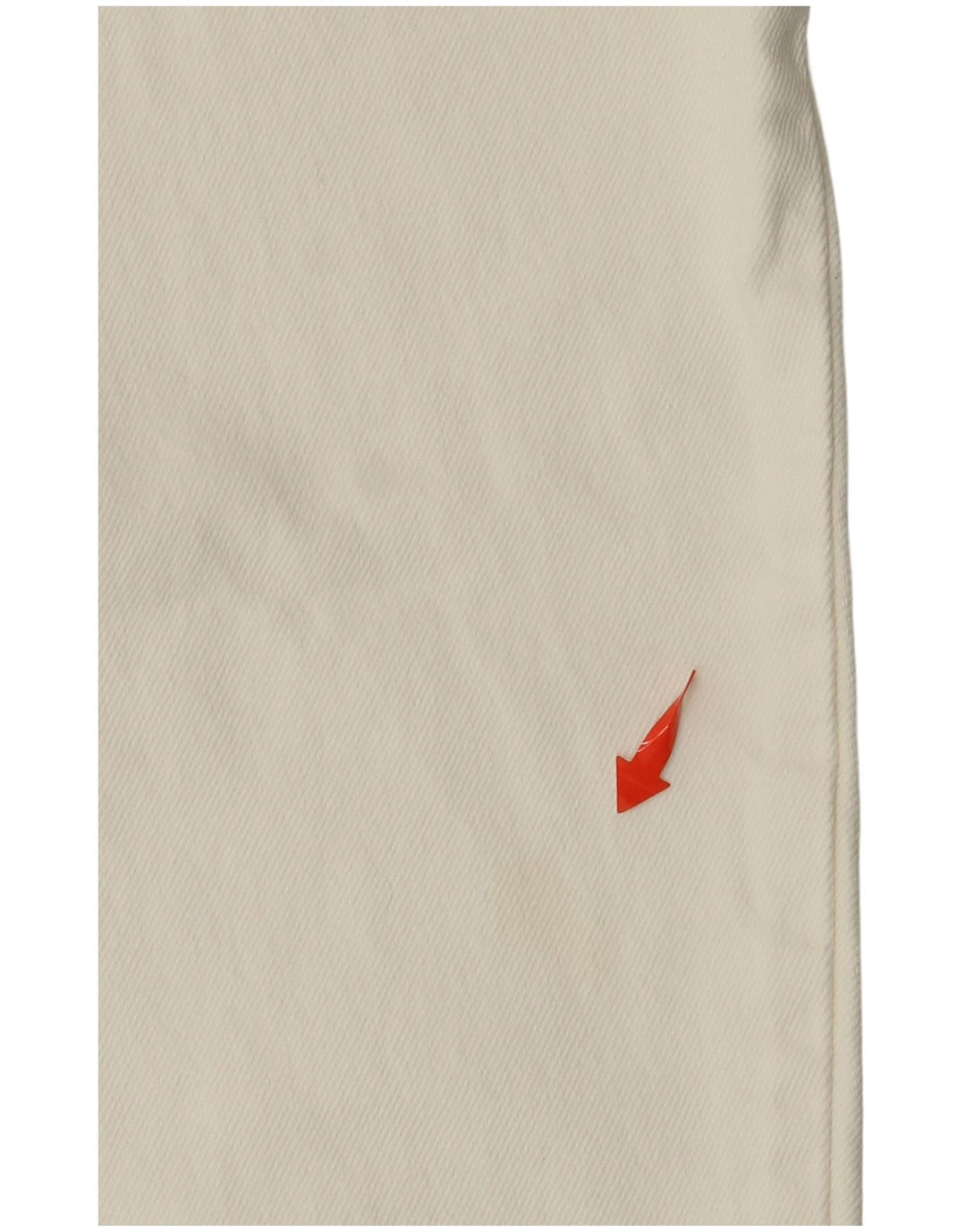 STEFANEL Womens High Waist Jeans IT 44 Medium W24 L27 Off White Cotton