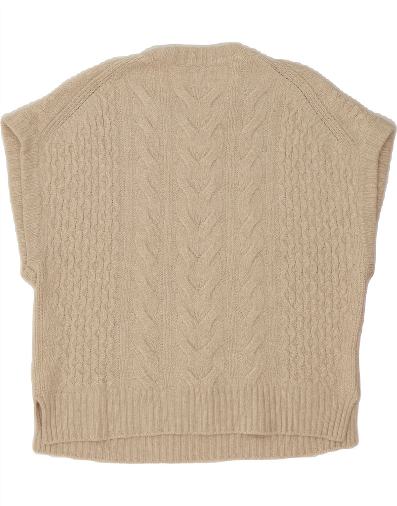 MASSIMO DUTTI Womens Crew Neck Jumper Sweater UK 14 Medium Grey Vintage Massimo Dutti and Second-Hand Massimo Dutti from Messina Hembry 