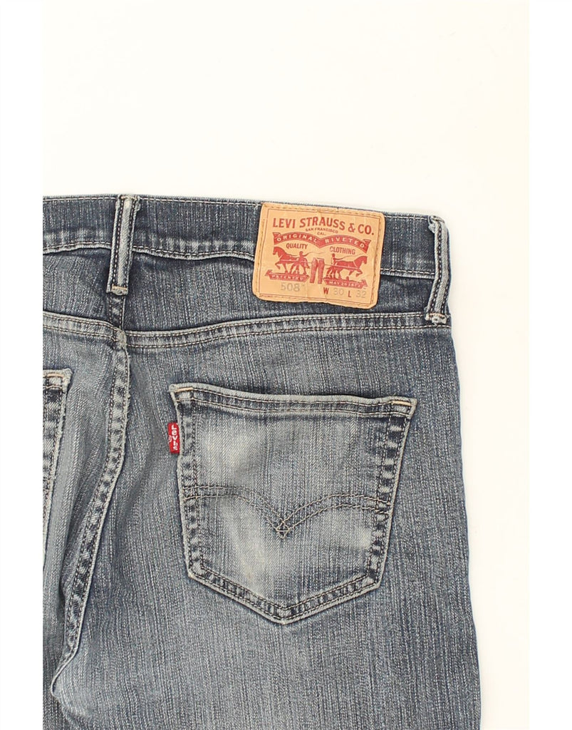 LEVI'S Mens 508 Slim Jeans W30 L32 Blue Cotton | Vintage Levi's | Thrift | Second-Hand Levi's | Used Clothing | Messina Hembry 