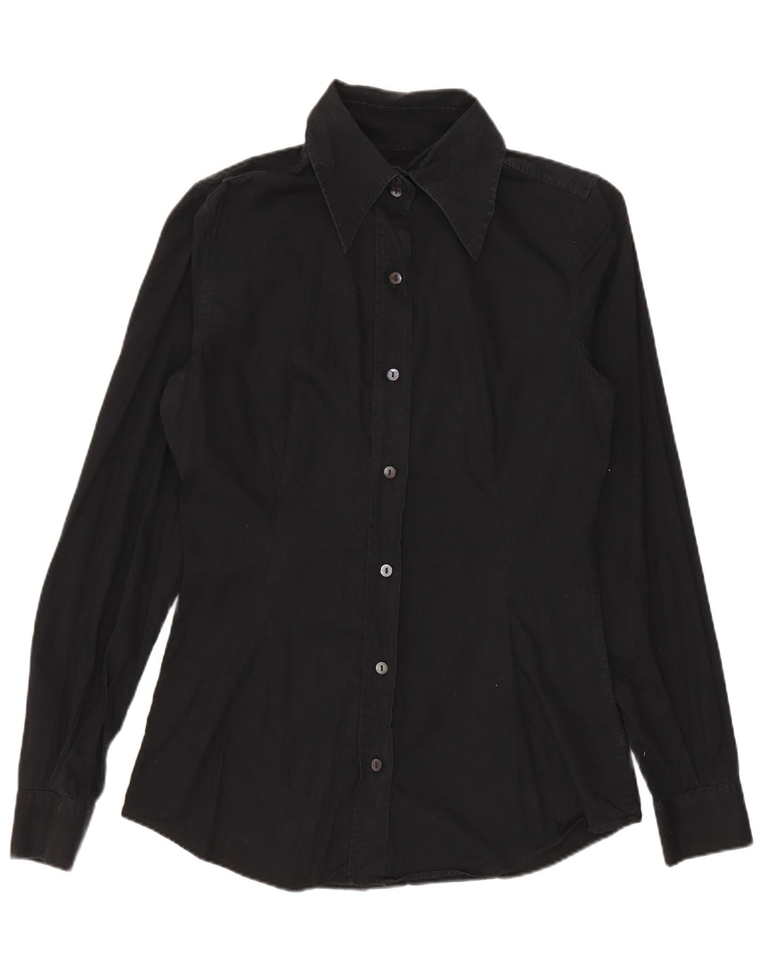 Dolce & Gabbana Womens Shirt IT 42 Medium Black Cotton
