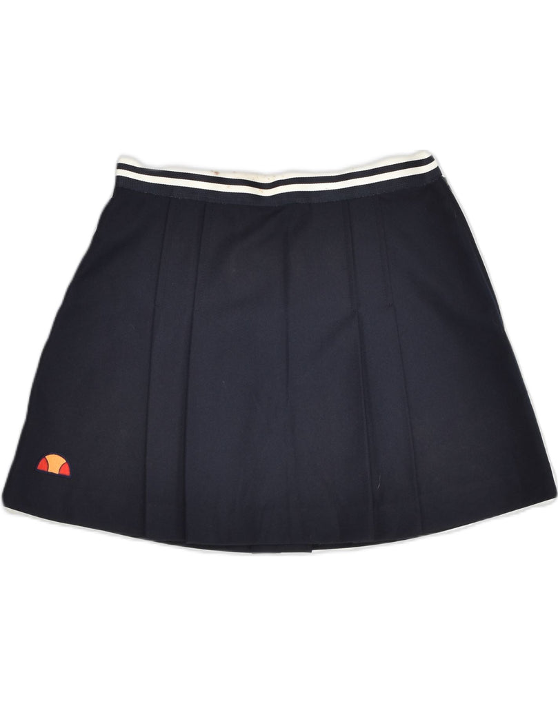 ELLESSE Womens Tennis Skirt IT 46 Large W27 Navy Blue Polyester | Vintage Ellesse | Thrift | Second-Hand Ellesse | Used Clothing | Messina Hembry 