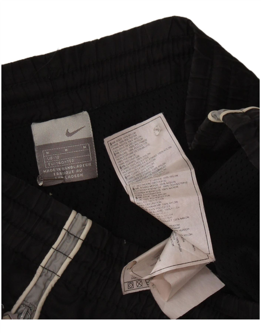 Nike Boys Tracksuit Trousers 11-12 Years  Medium Black Nylon