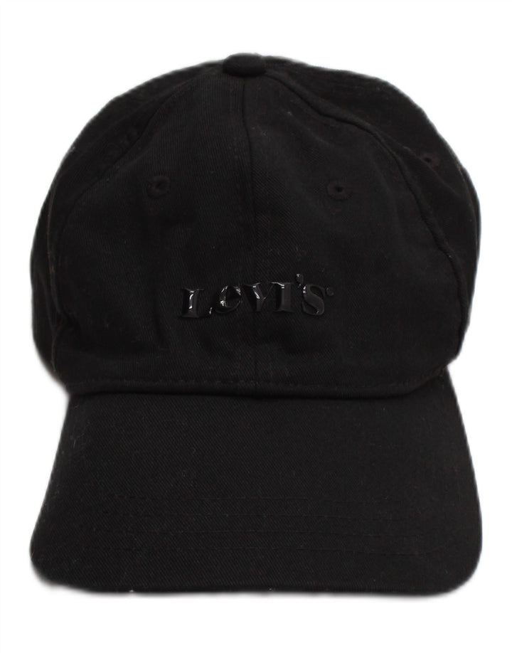 LEVI'S Womens Baseball Cap One Size Black Classic