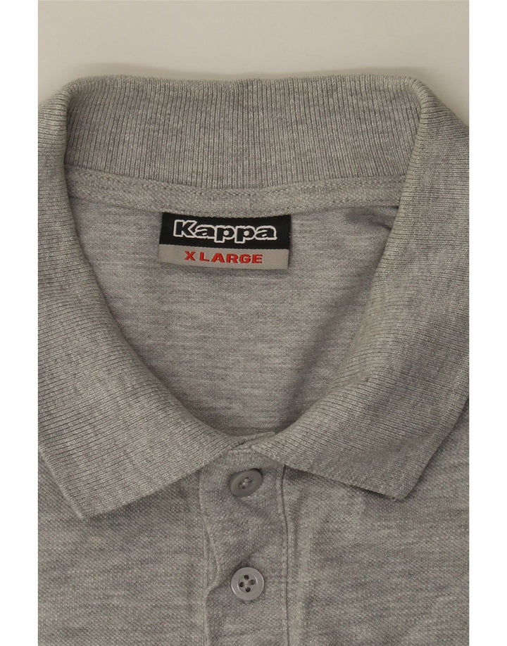 KAPPA Mens Polo Shirt XL Grey Vintage Kappa and Second-Hand Kappa from Messina Hembry 
