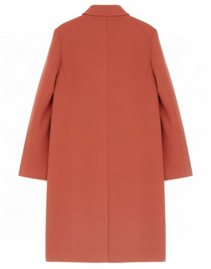 Marks & Spencer Womens Overcoat UK 8 Small Pink Polyester