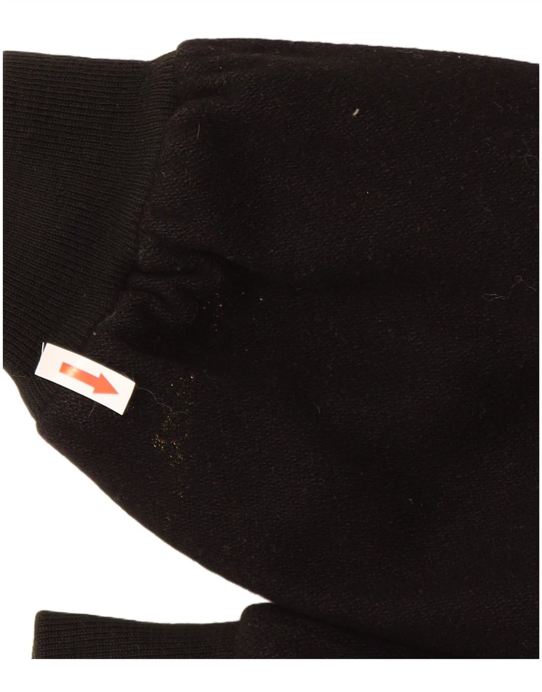 Vintage Mens Bomber Jacket UK 40 Large Black Wool