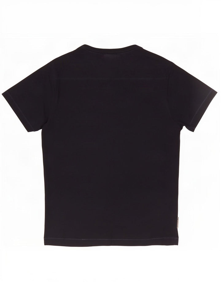 French Connection Mens T-Shirt Top Large Navy Blue Cotton