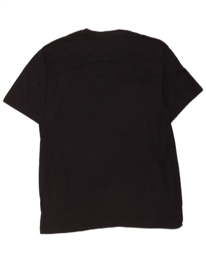 Nike Mens Graphic T-Shirt Top Medium Black Cotton