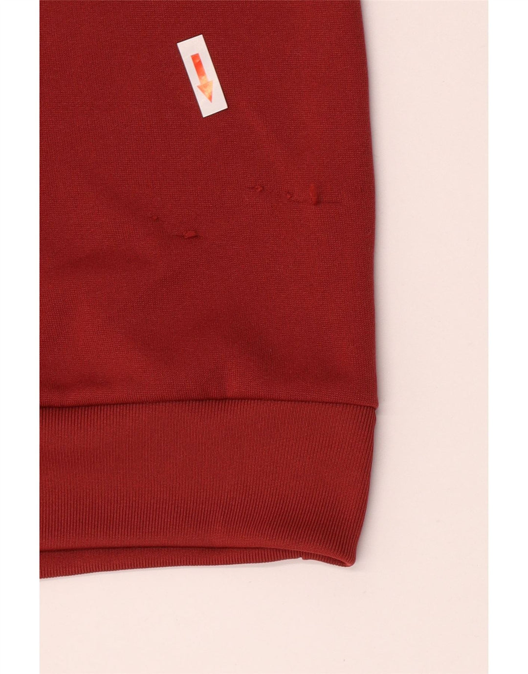 Adidas Mens Sweatshirt Jumper Medium Red Polyester