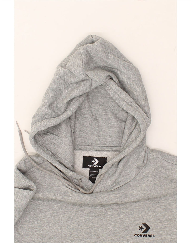 CONVERSE Mens Hoodie Jumper Small Grey Cotton | Vintage Converse | Thrift | Second-Hand Converse | Used Clothing | Messina Hembry 