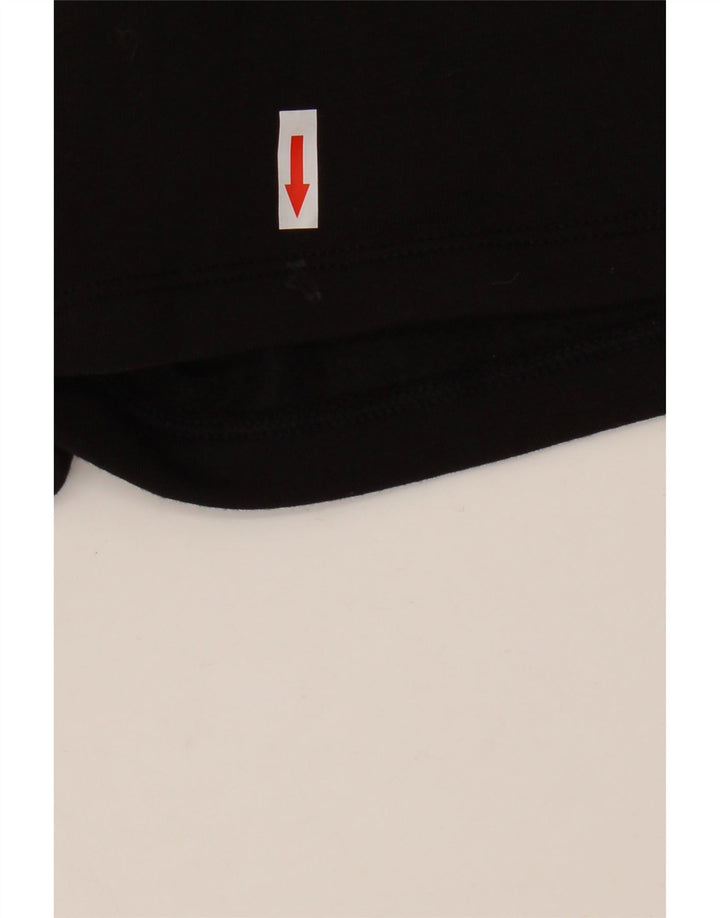 Jack & Jones Mens Sport Shorts Small Black Cotton