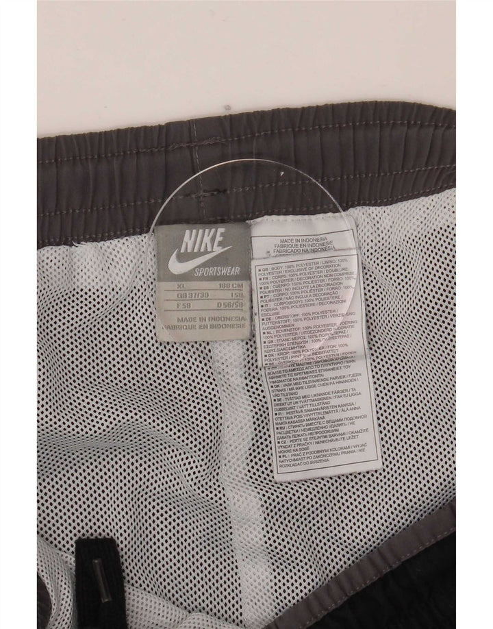 Nike Mens Graphic Tracksuit Trousers XL Black Polyester