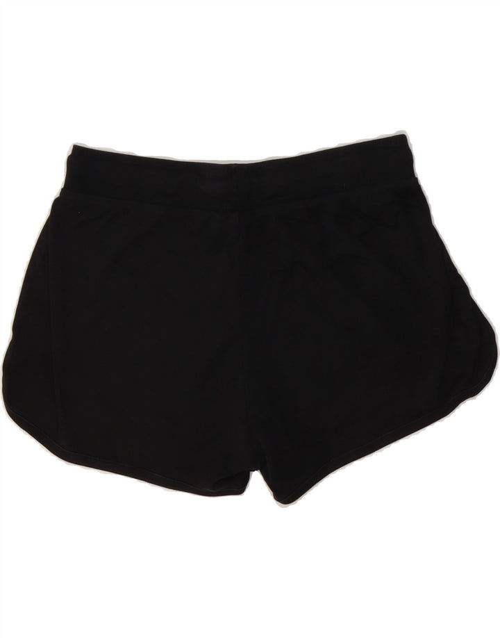 CHAMPION Womens Sport Shorts UK 14 Medium  Black Vintage Champion and Second-Hand Champion from Messina Hembry 