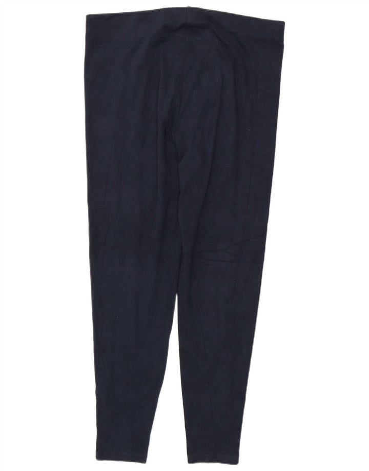 Marks & Spencer Womens Leggings UK 18 XL Navy Blue Polyester