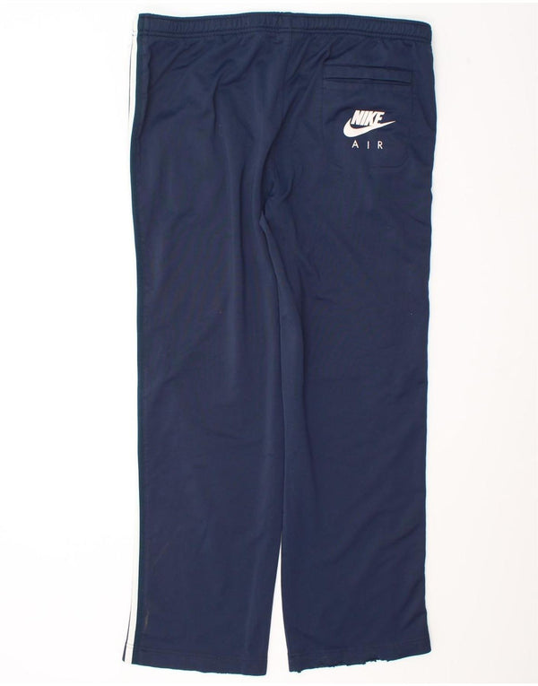 Nike Mens Air Tracksuit Trousers UK 34/36 Large  Navy Blue Polyester