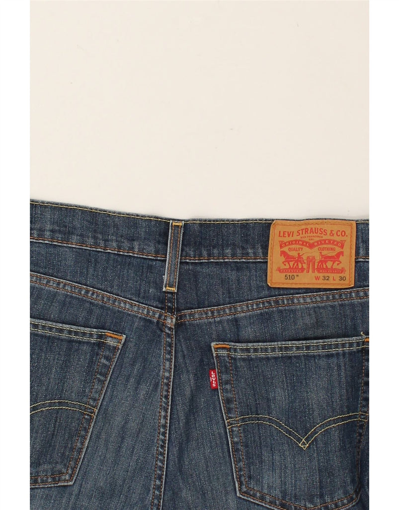 LEVI'S Mens 510 Skinny Jeans W32 L26 Blue Cotton | Vintage Levi's | Thrift | Second-Hand Levi's | Used Clothing | Messina Hembry 